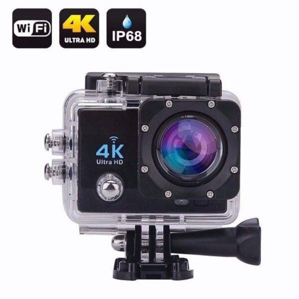 Câmera Filmadora Action Pro 4K Sports ULTRA-HD Wi-fi Esporte Subaquático Controle Remoto Capacete Impermeável - Image 3