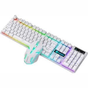 Teclado Gamer Mecanico Barato Iluminado Rgb + Mouse Brinde