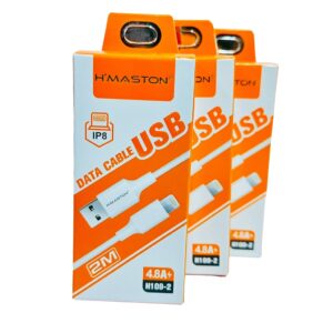 Cabo Usb Lightning Ip8 Para iPhone 2 Metros Hmaston H109-2