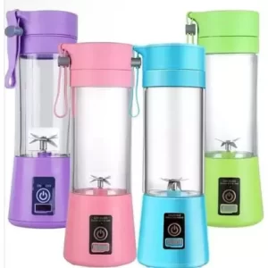 Mini Liquidificador Portátil Elétrico 380 Ml Academia Shakes Sucos Vitamina Pequeno e Resistente