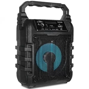 Caixa De Som Bluetooth 12W Rms Grasep D-S18 Portátil Mp3 Com Leds